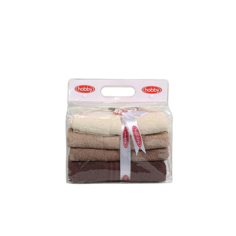 Lessentiel Hand Towel Set (4 Pieces) Rainbow - Brown Cream
Beige
Brown