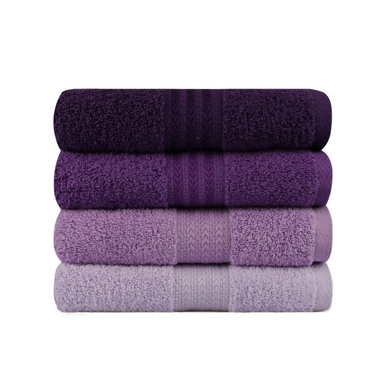 Lessentiel Hand Towel Set (4 Pieces) Rainbow - Lilac Light Lilac
Lilac
Purple
Dark Purple