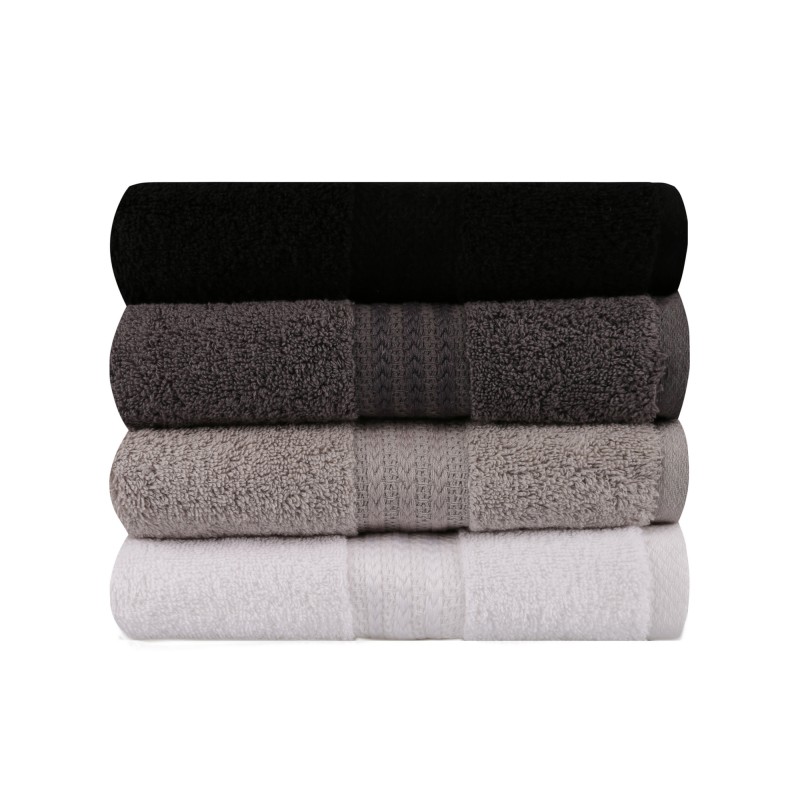 Lessentiel Hand Towel Set (4 Pieces) Rainbow - Black White
Grey
Dark Grey
Black