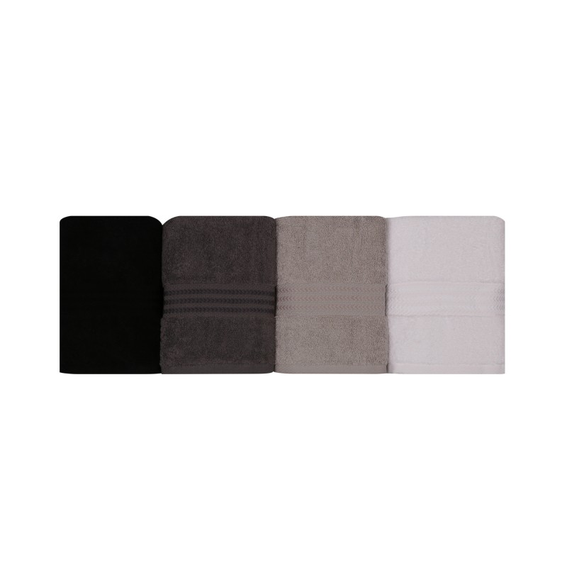 Lessentiel Hand Towel Set (4 Pieces) Rainbow - Black White
Grey
Dark Grey
Black