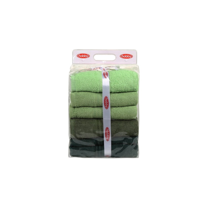 Lessentiel Bath Towel Set (4 Pieces) Rainbow - Green Light Green
Olive Green
Green
Dark Green