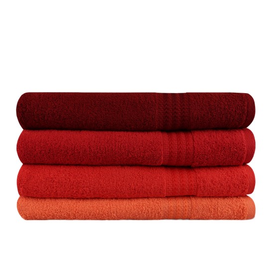 Lessentiel Bath Towel Set (4 Pieces) Rainbow - Red Pale Orange
Orange
Red
Fuchsia