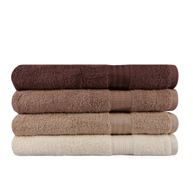 Lessentiel Bath Towel Set (4 Pieces) Rainbow - Brown Cream
Beige
Brown