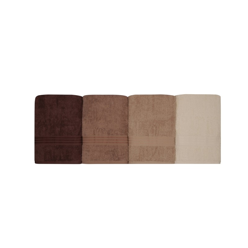 Lessentiel Bath Towel Set (4 Pieces) Rainbow - Brown Cream
Beige
Brown