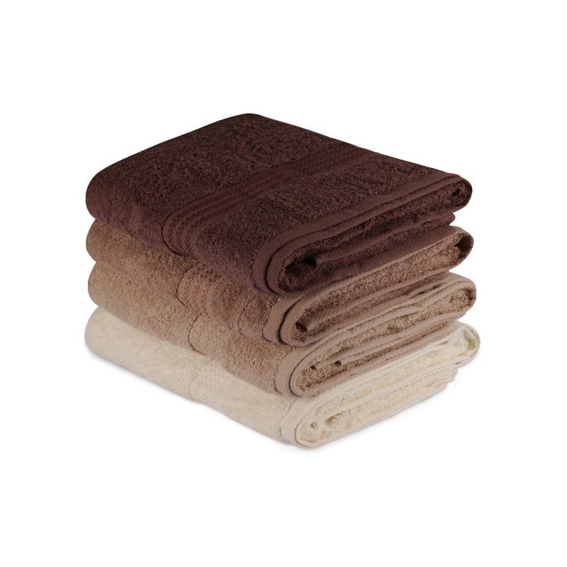 Lessentiel Bath Towel Set (4 Pieces) Rainbow - Brown Cream
Beige
Brown