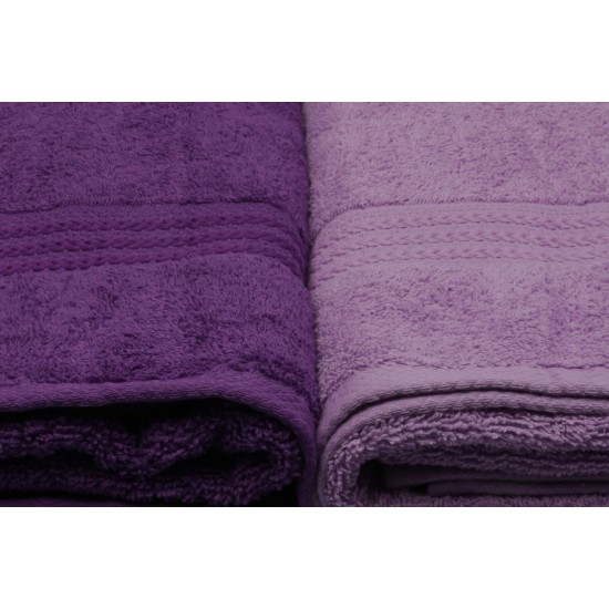 Lessentiel Bath Towel Set (4 Pieces) Rainbow - Lilac Light Lilac
Lilac
Purple
Dark Purple