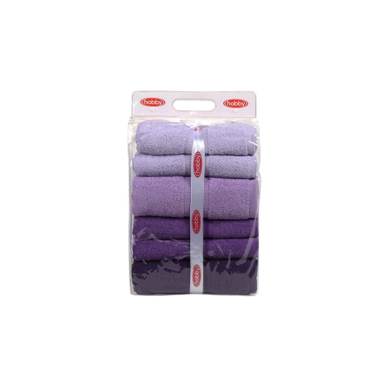Lessentiel Bath Towel Set (4 Pieces) Rainbow - Lilac Light Lilac
Lilac
Purple
Dark Purple