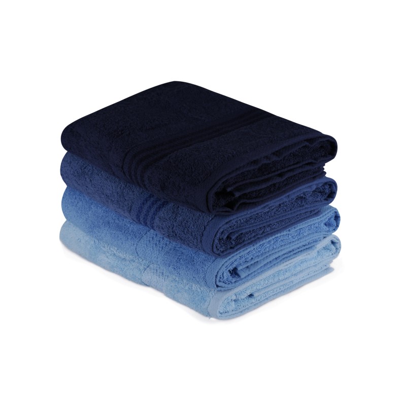 Lessentiel Bath Towel Set (4 Pieces) Rainbow - Blue Dark Blue
Blue
Light Blue