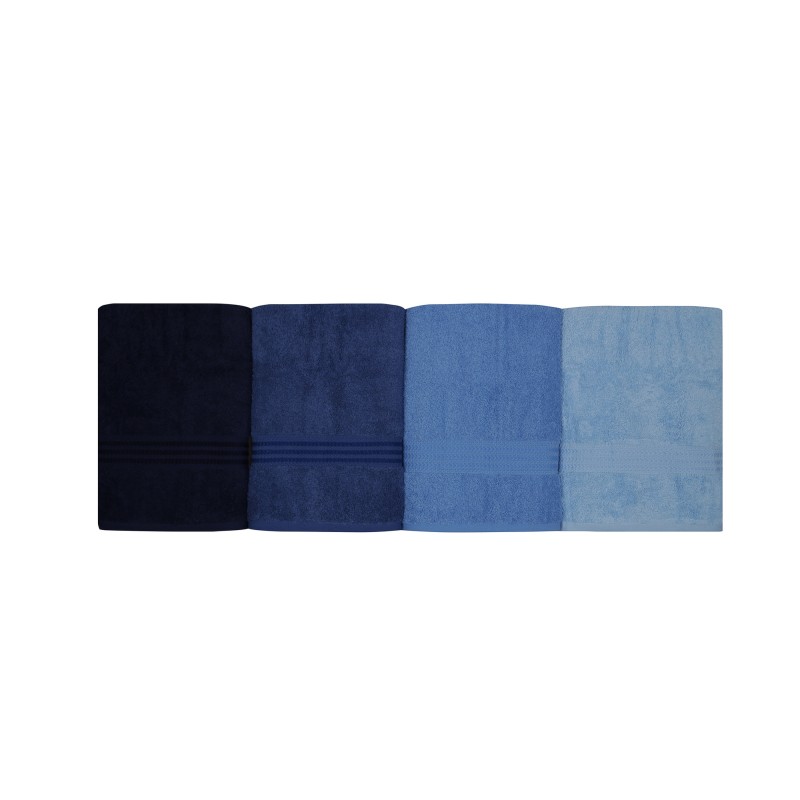 Lessentiel Bath Towel Set (4 Pieces) Rainbow - Blue Dark Blue
Blue
Light Blue