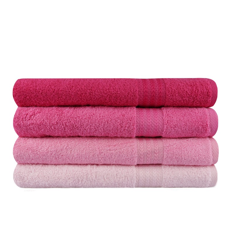 Lessentiel Bath Towel Set (4 Pieces) Rainbow - Pink Light Pink
Pink
Dusty Rose
Fuchsia