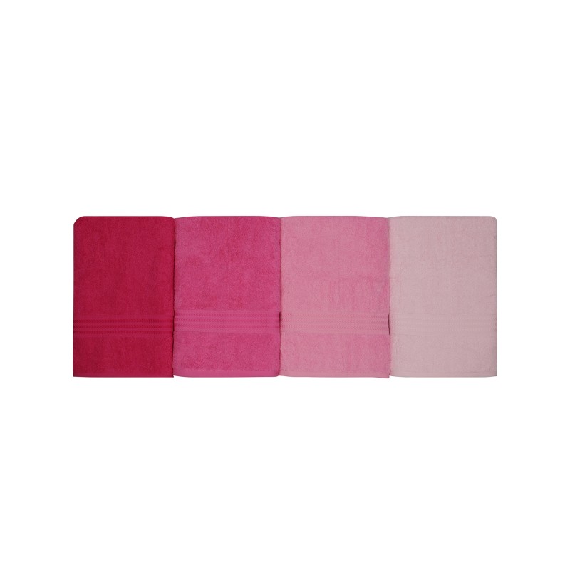 Lessentiel Bath Towel Set (4 Pieces) Rainbow - Pink Light Pink
Pink
Dusty Rose
Fuchsia