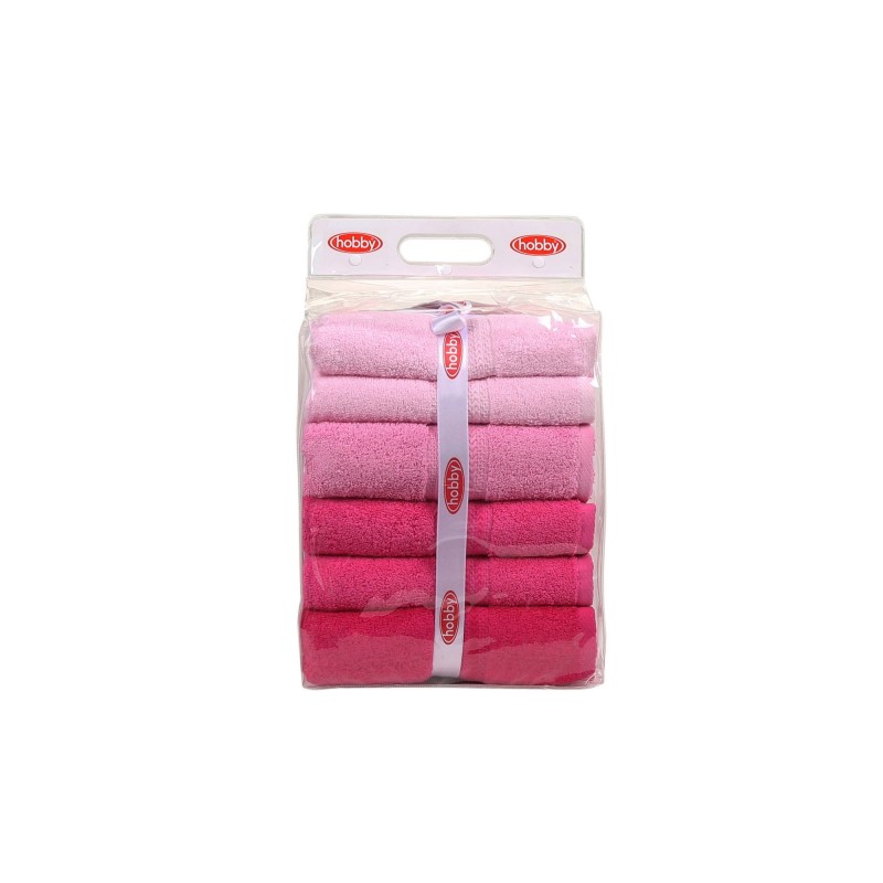 Lessentiel Bath Towel Set (4 Pieces) Rainbow - Pink Light Pink
Pink
Dusty Rose
Fuchsia
