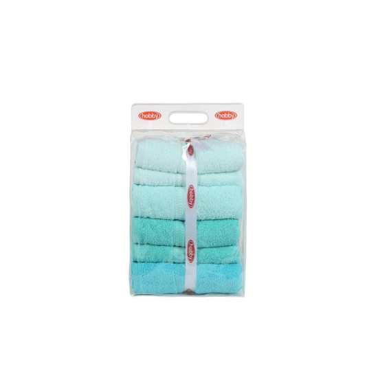 Lessentiel Bath Towel Set (4 Pieces) Rainbow - Water Green Light Green
Green
Mint