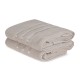 Lessentiel Bath Towel Set (2 Pieces) Dolce - Light Brown Light Brown