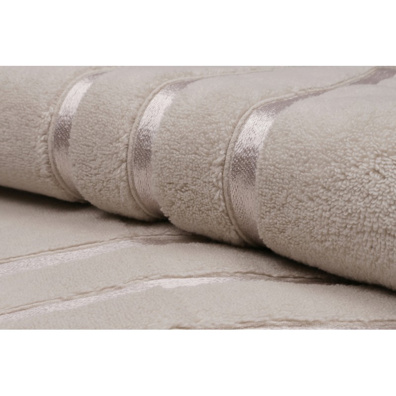 Lessentiel Bath Towel Set (2 Pieces) Dolce - Light Brown Light Brown