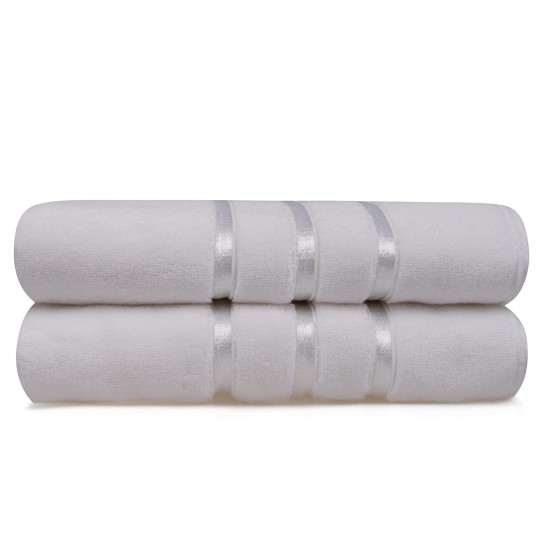 Lessentiel Bath Towel Set (2 Pieces) Dolce - White White