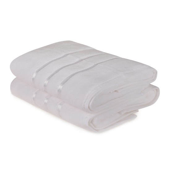 Lessentiel Bath Towel Set (2 Pieces) Dolce - White White