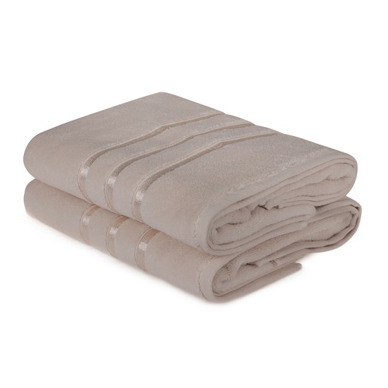 Lessentiel Bath Towel Set (2 Pieces) Dolce - Light Yellow Light Yellow