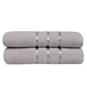 Bath Towel Set (2 Pieces) Dolce - Light Blue Light Blue
Light Grey