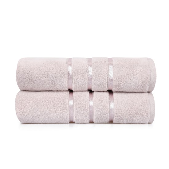 Bath Towel Set (2 Pieces) Dolce - Light Lilac Light Lilac Lessentiel Bath Towel Set (2 Pieces) Dolce - Light Lilac Light Lilac