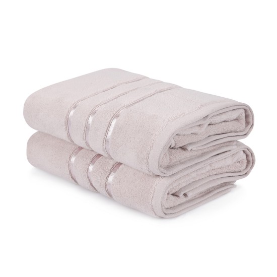 Bath Towel Set (2 Pieces) Dolce - Light Lilac Light Lilac Lessentiel Bath Towel Set (2 Pieces) Dolce - Light Lilac Light Lilac
