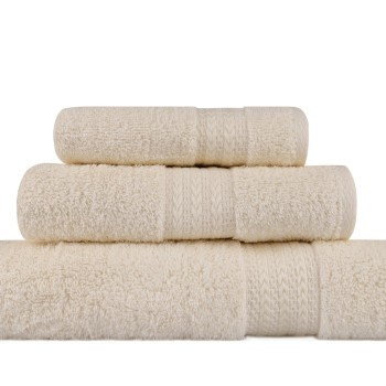 Towel Set (3 Pieces) Rainbow - Cream Cream