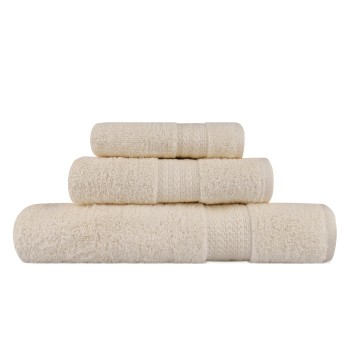 Towel Set (3 Pieces) Rainbow - Cream Cream