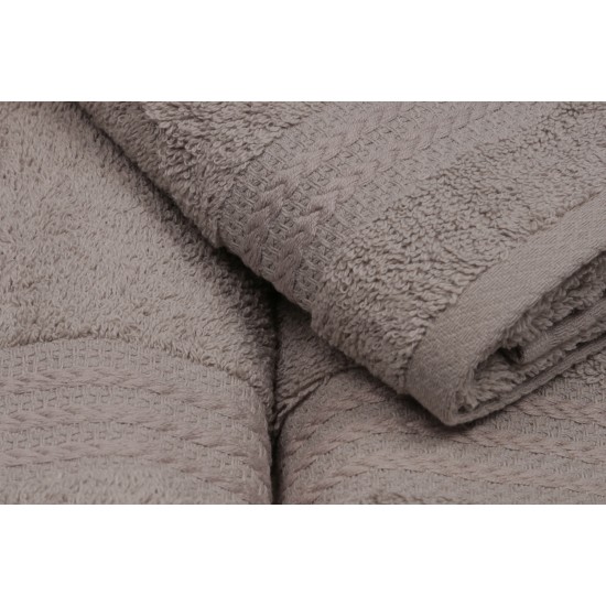 Towel Set (3 Pieces) Rainbow - Grey Grey Lessentiel Towel Set (3 Pieces) Rainbow - Grey Grey