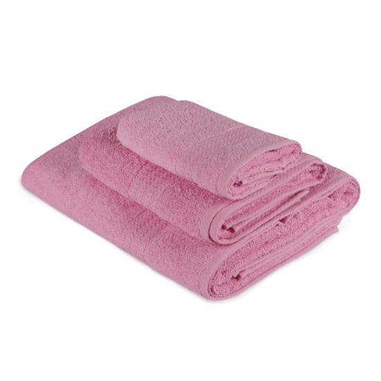 Towel Set (3 Pieces) Rainbow - Pink Pink Lessentiel Towel Set (3 Pieces) Rainbow - Pink Pink