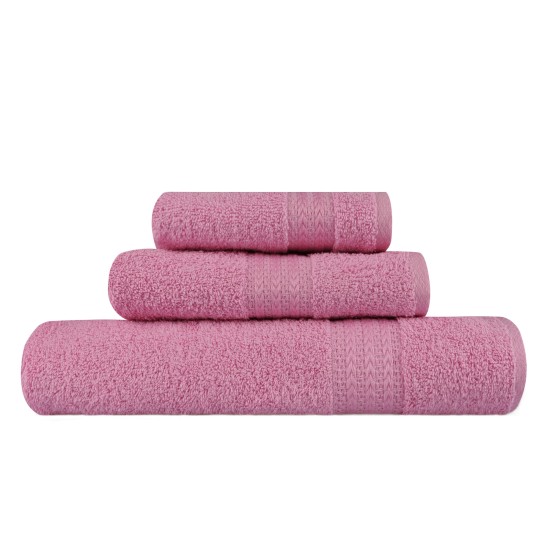 Towel Set (3 Pieces) Rainbow - Pink Pink Lessentiel Towel Set (3 Pieces) Rainbow - Pink Pink