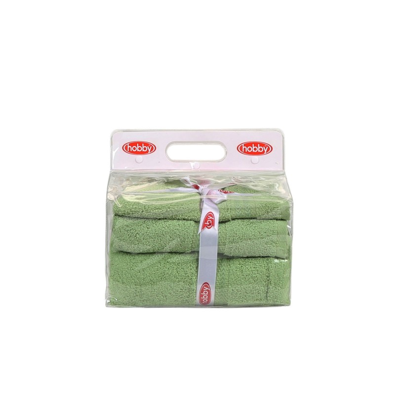 Lessentiel Towel Set (3 Pieces) Rainbow - Green Green