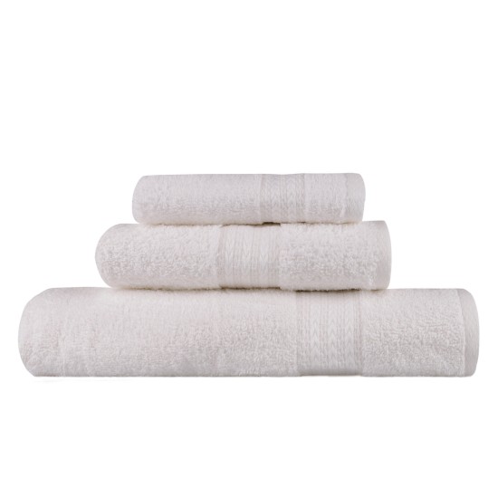 Towel Set (3 Pieces) Rainbow - White White Lessentiel Towel Set (3 Pieces) Rainbow - White White
