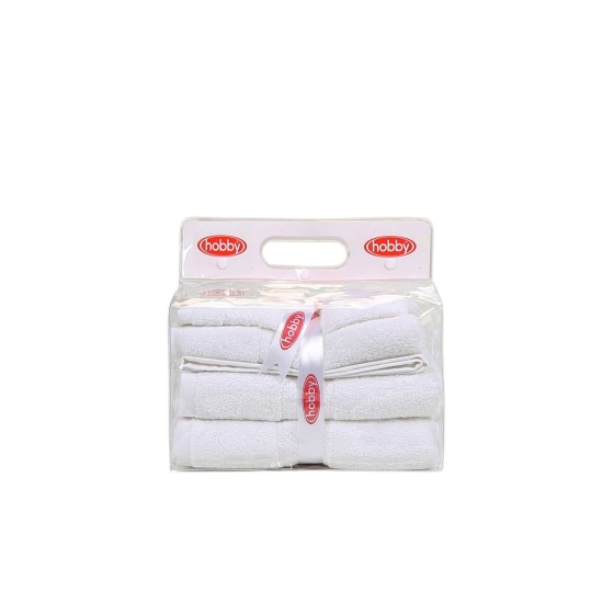 Towel Set (3 Pieces) Rainbow - White White Lessentiel Towel Set (3 Pieces) Rainbow - White White