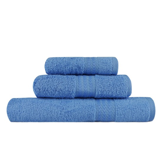 Towel Set (3 Pieces) Rainbow - Blue Blue Lessentiel Towel Set (3 Pieces) Rainbow - Blue Blue