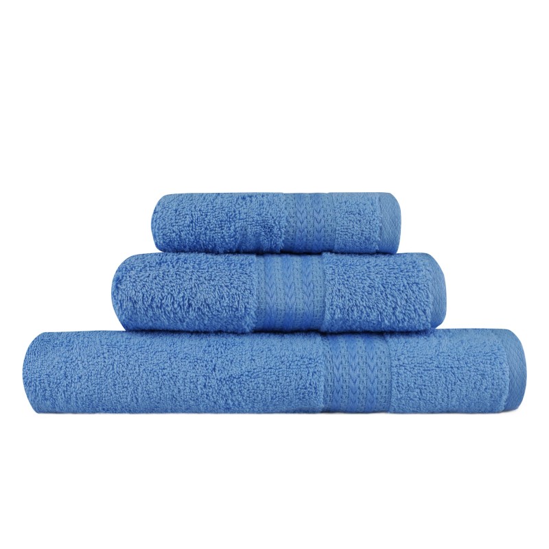 Lessentiel Towel Set (3 Pieces) Rainbow - Blue Blue
