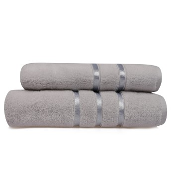 Towel Set (2 Pieces) Dolce - Light Blue (100 x 150) Light Blue
Light Grey