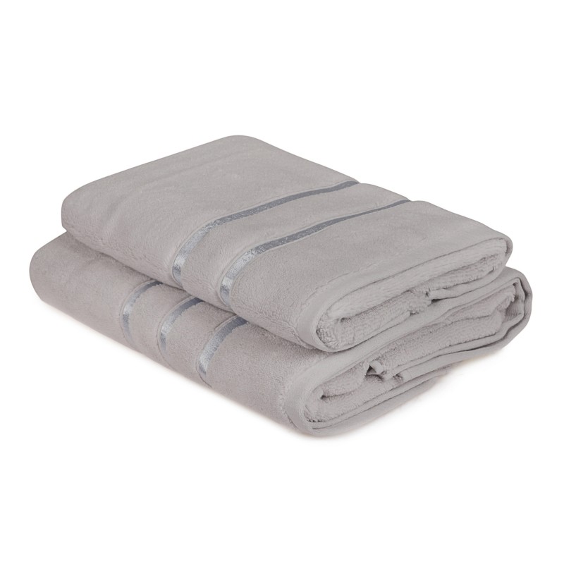 Lessentiel Towel Set (2 Pieces) Dolce - Light Blue (100 x 150) Light Blue
Light Grey