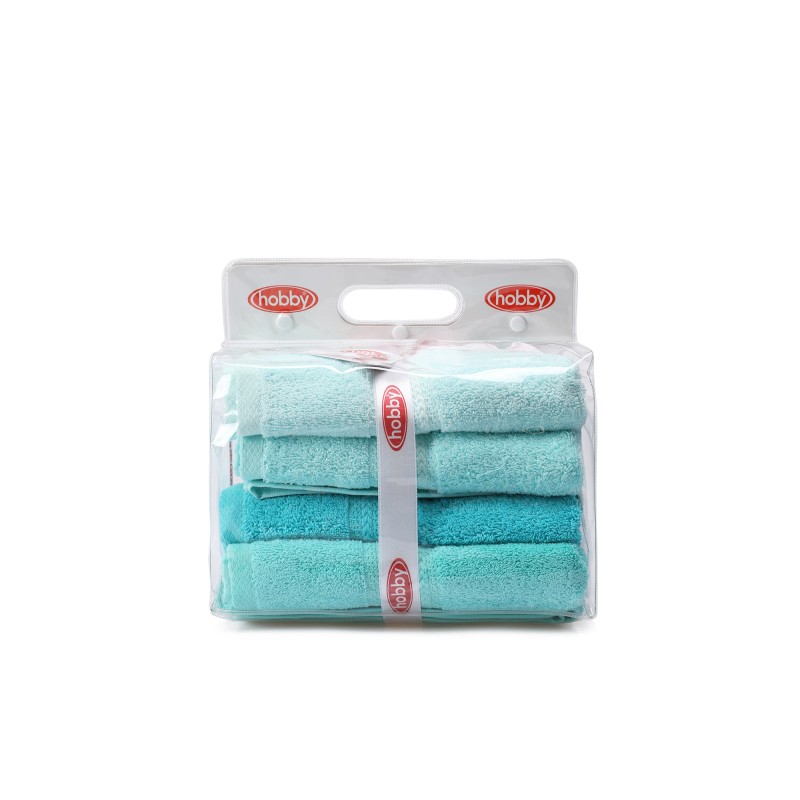 Lessentiel Hand Towel Set (4 Pieces) Rainbow - Water Green Sea Green
Light Green
Green
Mint