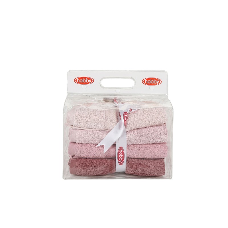 Lessentiel Hand Towel Set (4 Pieces) Rainbow - Powder Light Pink
Powder
Dusty Rose
Cream