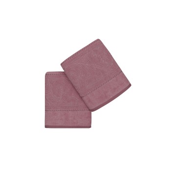 Hand Towel Set (2 Pieces) Sultan - Rose Dusty Rose
