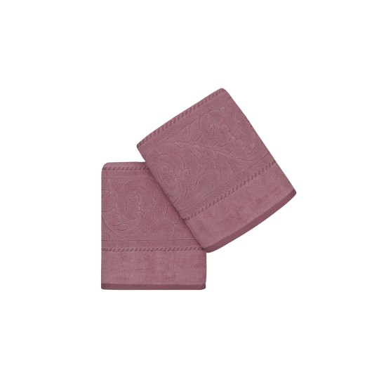 Hand Towel Set (2 Pieces) Sultan - Rose Dusty Rose Lessentiel Hand Towel Set (2 Pieces) Sultan - Rose Dusty Rose