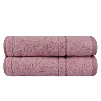 Hand Towel Set (2 Pieces) Sultan - Rose Dusty Rose