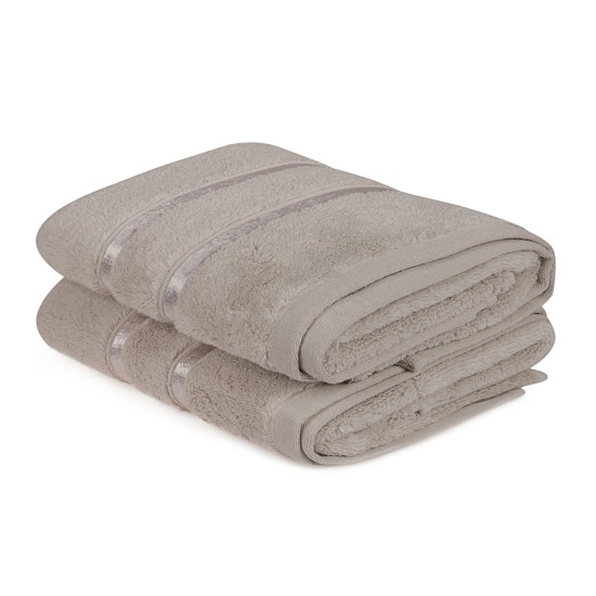 Hand Towel Set (2 Pieces) Dolce - Light Brown Light Brown Lessentiel Hand Towel Set (2 Pieces) Dolce - Light Brown Light Brown