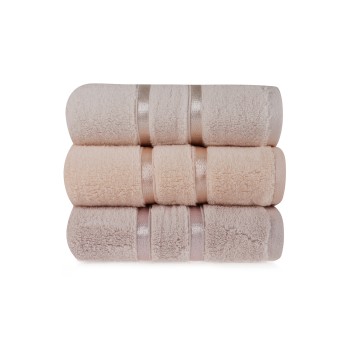 Hand Towel Set (3 Pieces) Dolce - Light Yellow, Light lilac, Salmon Light Yellow
Light Lilac
Salmon