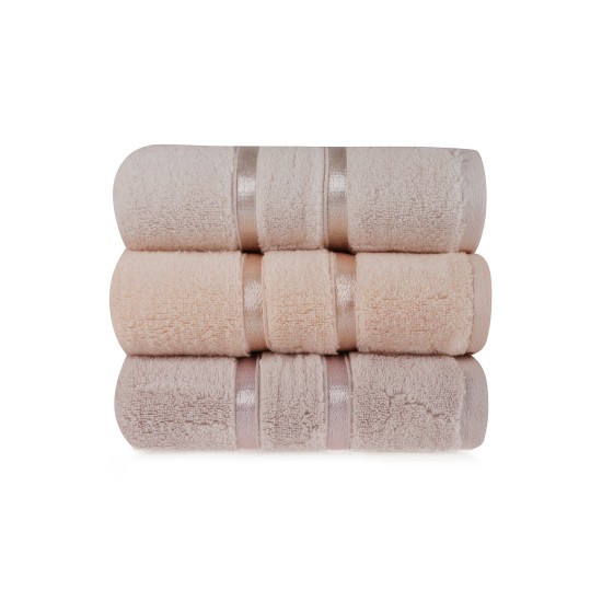 Lessentiel Hand Towel Set (3 Pieces) Dolce - Light Yellow, Light lilac, Salmon Light Yellow
Light Lilac
Salmon
