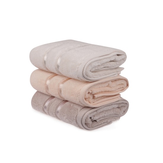 Lessentiel Hand Towel Set (3 Pieces) Dolce - Light Yellow, Light lilac, Salmon Light Yellow
Light Lilac
Salmon