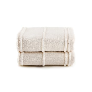 Bath Towel Set (2 Pieces) Arden - Cappuccino Cappuccino