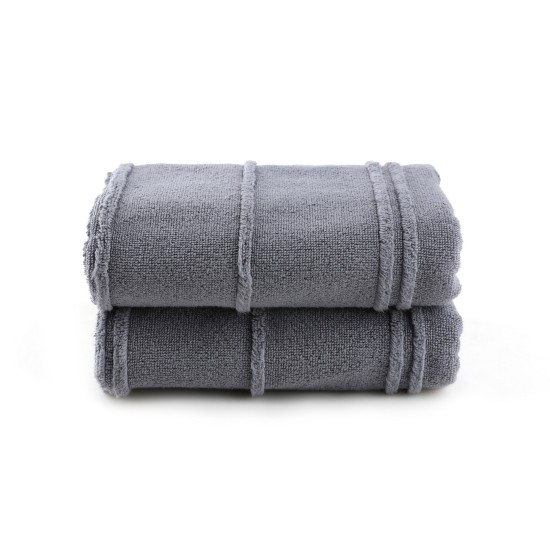 Lessentiel Bath Towel Set (2 Pieces) Arden - Fume Fume