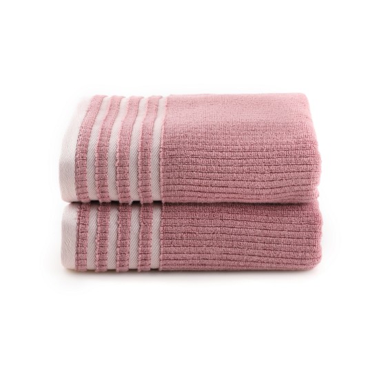 Lessentiel Bath Towel Set (2 Pieces) Mayra - Rose Rose