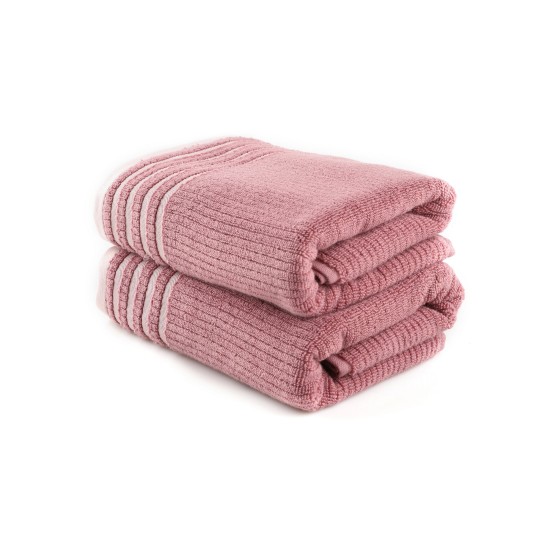 Lessentiel Bath Towel Set (2 Pieces) Mayra - Rose Rose